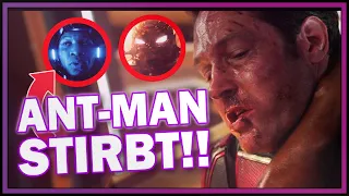 So STIRBT Scott Lang: ANT-MAN and the Wasp Quantumania TRAILER  Analyse Deutsch