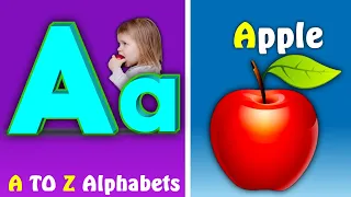 Phonics Song with TWO Words - A For Apple - ABC Alphabet Songs with Sounds for Children - KilBil TV