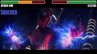 Spider-Man vs. Electro WITH HEALTHBARS | HD | The Amazing Spider-Man 2