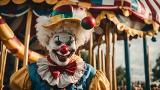 The Wonderful Clown World Amusement Park! AI generated 1950s TV  commercial