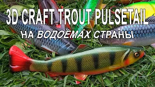 3D CRAFT TROUT PULSETAIL на водоёмах страны / SAVAGE GEAR / СПИННИНГ