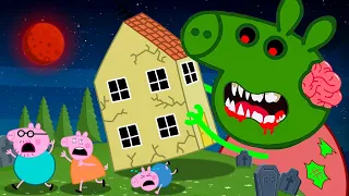 Zombie Apocalypse, Zombies Appear Destroy At The Peppa House🧟‍♀️ | Peppa Pig Funny Animation