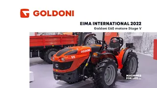 Nuovo GOLDONI E60 motore Stage V - EIMA 2022