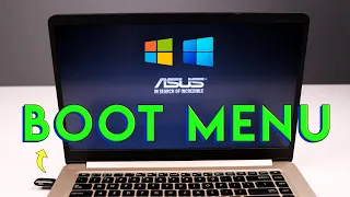 How to Boot Asus Laptop from USB | Install Windows 10/11 (on Vivobook  x510u)