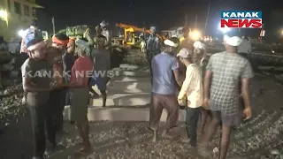 Restoration Work Underway At Balasore Train Accident Site