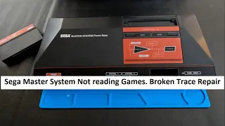 Sega Master System Broken Trace Repair