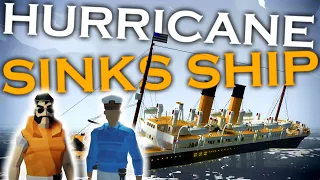 Hurricane Sinks Ship! | Stormworks: Build and Rescue | With Camodo Gaming