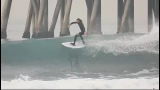 Surfing HB Pier | December 26th | 2017 (RAW)