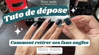 ✨TUTO de DÉPOSE ✨ Comment RETIRER et RÉUTILISER ses FAUX ONGLES Roxy Nails Paris 💅🏻 (Gel Pads)