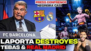 Laporta Press Confrence Explained in 10 Minutes |  Laporta vs Real madrid & Tebas (Negreira case)