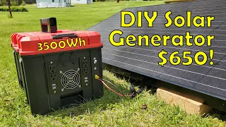 Building a 3.5kWh DIY Solar Generator for $650 - Start to Finish