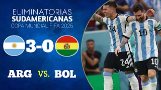 ARGENTINA VS BOLIVIA [3-0] Highlights🔥 Fifa World Cup 2026 Qualifiers & Full Match 2023