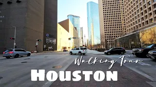 Houston Downtown walking tour / Houston 4K / Texas 2023