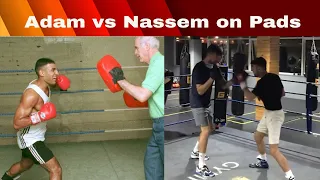 Aadam vs Naseem on the Pads