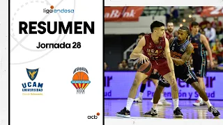 UCAM Murcia - Valencia Basket (90-82) RESUMEN | Liga Endesa 2022-23