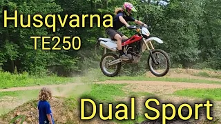 Street legal Dirt Bike. Husqvarna Dual Sport    Ride - Review