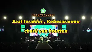 Charly Van Houtten - Saat Terakhir ,Kebesaranmu ll Moment Live Konser Sidoarjo