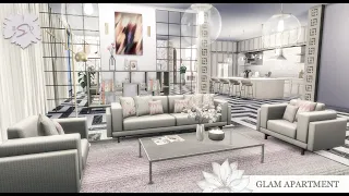 GLAM APARTMENT | SIMS 4 CC SPEED BUILD | DOWNLOAD LINK (TRAY+CC)