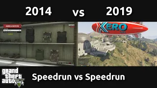 Speedrun VS Speedrun in GTAV (2014 vs 2019)