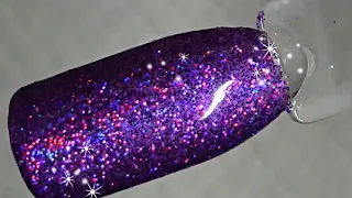 How to burnish glitter | My top tips for burnishing holographic glitter into gel polish