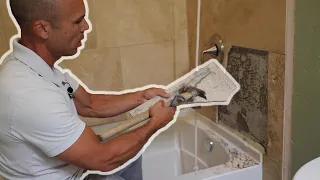 BAD TILE JOB DONE BY CONTRACTOR!!! -- See What He Did Wrong