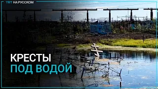 В Норильске кладбище ушло под воду