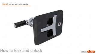 CSMH Latches with push handle: features and functioning