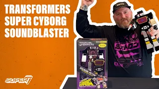 Transformers Super Cyborg Soundblaster by Super7