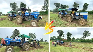 Tochan in Mud SONALIKA DI-35 Vs Swaraj 834 FE Vs SONALIKA DI-35 SIKANDAR Tractor | tractor videos