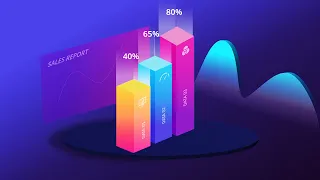 Create Animated Bar Chart Design Slide in PowerPoint | Tutorial 1011 | Free Template.