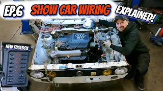 Ep6. Hiding ALL the wiring in the Mk1 Caddy 20v Turbo Engine Bay!