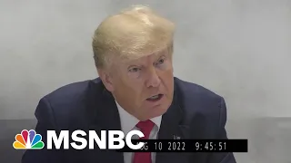 Video released of Trump deposition in New York fraud case