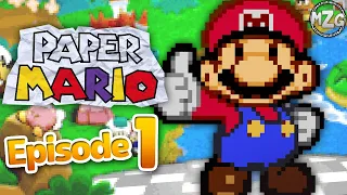 Paper Mario Gameplay Walkthrough Part 1 - Prologue: A Plea from the Stars!