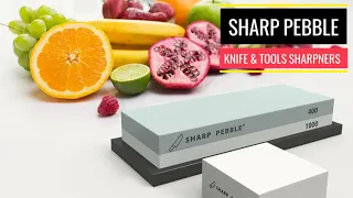 Sharp Pebble Premium Whetstone Knife Sharpening Stone 2 Side Grit 400/1000 Waterstone