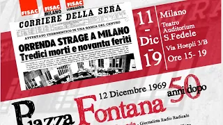 Piazza Fontana 12 Dicembre 1969 - 50 Anni Dopo