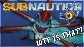 First Time meeting a Reaper Leviathan in Subnautica