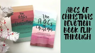 ABCs of Christmas devotion book flip through | Creative Faith & Co.