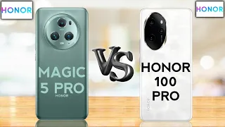 Honor Magic 5 Pro 5G Vs Honor 100 Pro 5G