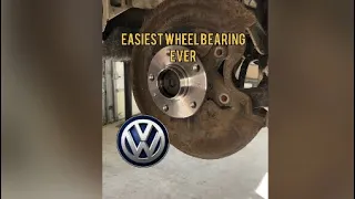 Changing a rear wheel bearing on a mkv 2005-2010 vw jetta in less that 3 minutes
