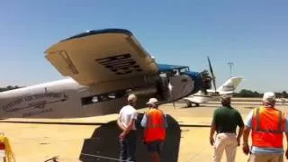 EAA Ford Trimotor Start Up and Taxi