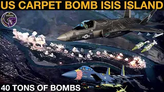 2019 US F-35 & F-15E Drop 80,000lbs Of Bombs On "ISIS Infested" Island In Iraq | DCS Reenactment