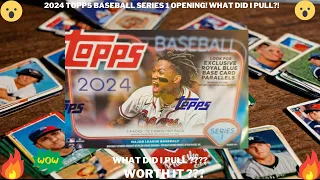 2024 Topps Baseball Series 1 Opening! What did I pull?!  ⚾️ ⚾️ ⚾️ 😮