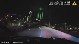 North Texas police release dash cam video from deadly pursuit