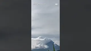 Time-lapse video of Mayon's volcanic activity