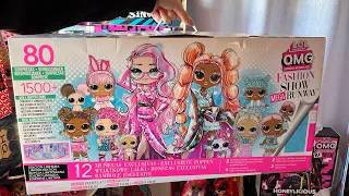 Unboxing L.O.L O.M.G Fashion Show Mega Runway Play Set!