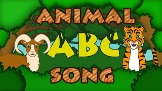 ABC ANIMALS SONG Learn ABC Song Animal Songs for Kids Preschool by 123ABCtv