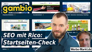 Gambio SEO mit Rico: Startseiten-Check für Ranking & Shop-Besucher