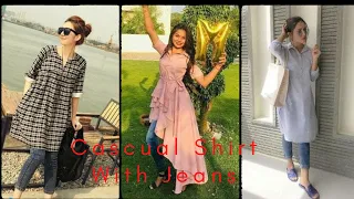 Top Stylish Casual Wear Comfortable Cotton Shirts Designs For Girls 2022| Just Fashion Now