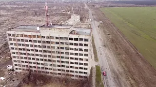 Купянский Литейный Завод. Вид с высоты. 1982 и 2021 года.