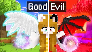 Yasi is Half GOOD Half EVIL in Minecraft!